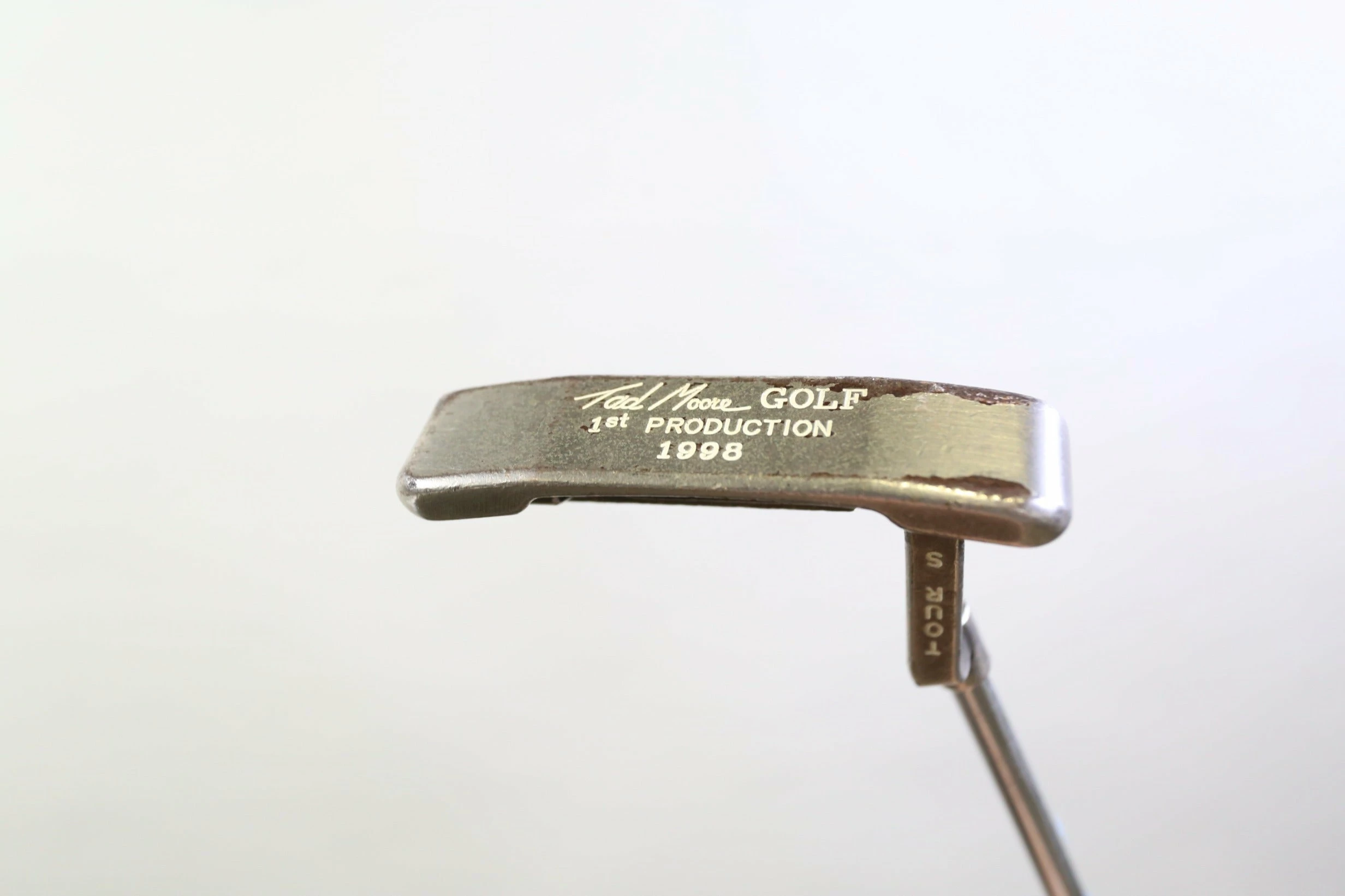 Maxfli Tad Moore Tour S "Shorty" Copper Face 1st Production '98 35 In Putter