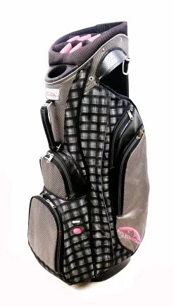 Sun Mountain Diva Plaid Cart Bag 15-Dividers 8-Pockets Shoulder Strap