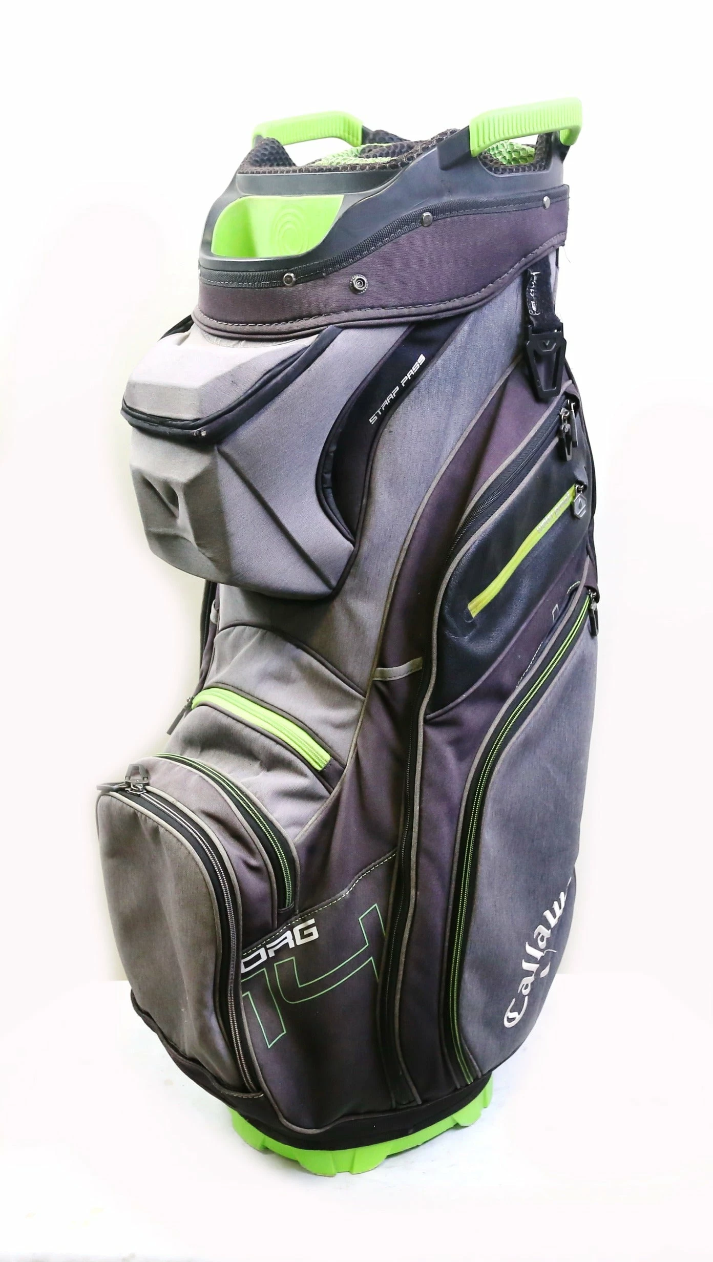 Callaway Org 14 Way 9 Pocket Green/Charcoal/Black Cart Bag