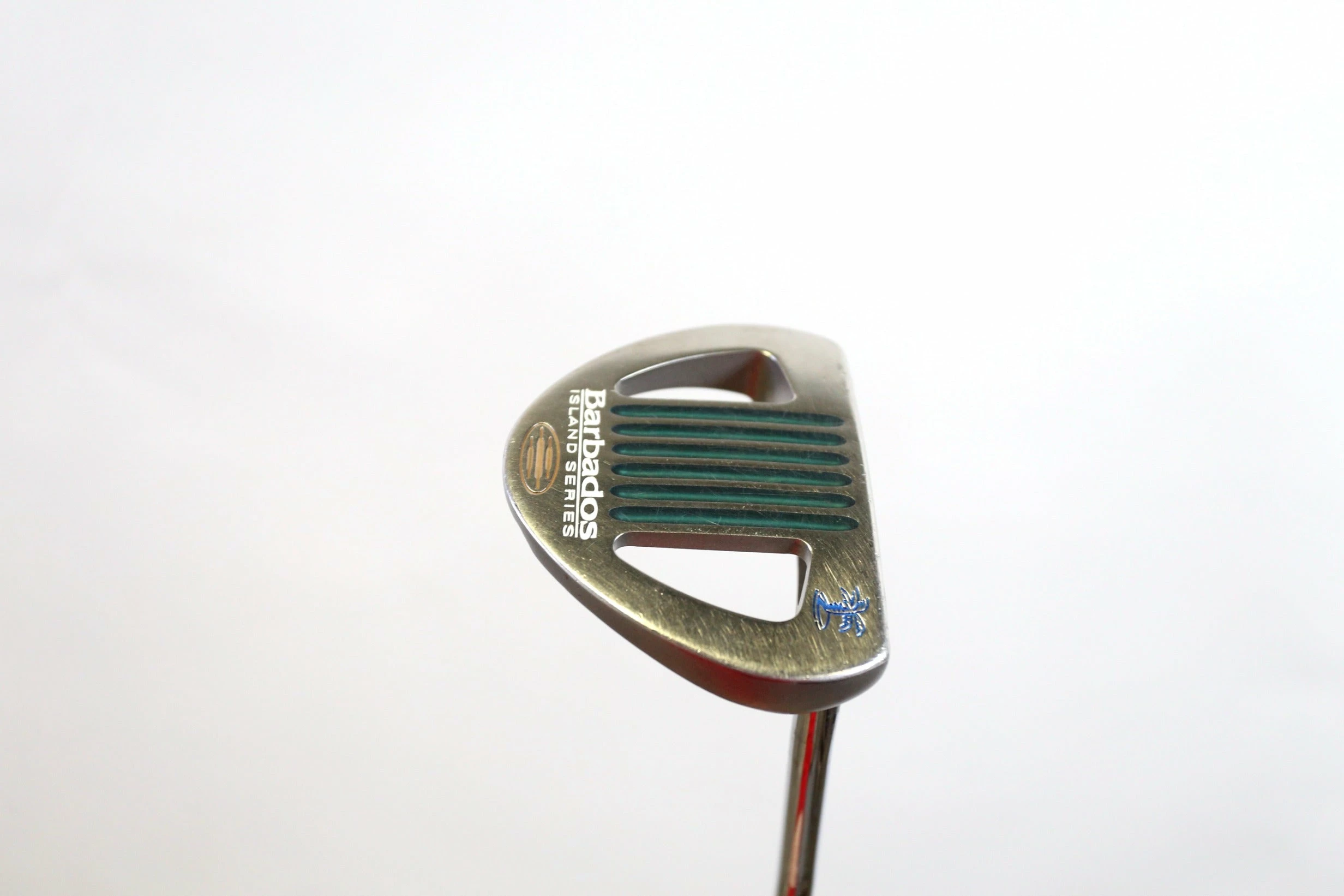 Guerin Rife Barbados Island Series Putter RH 35 In Steel Shaft Black Pistol Grip