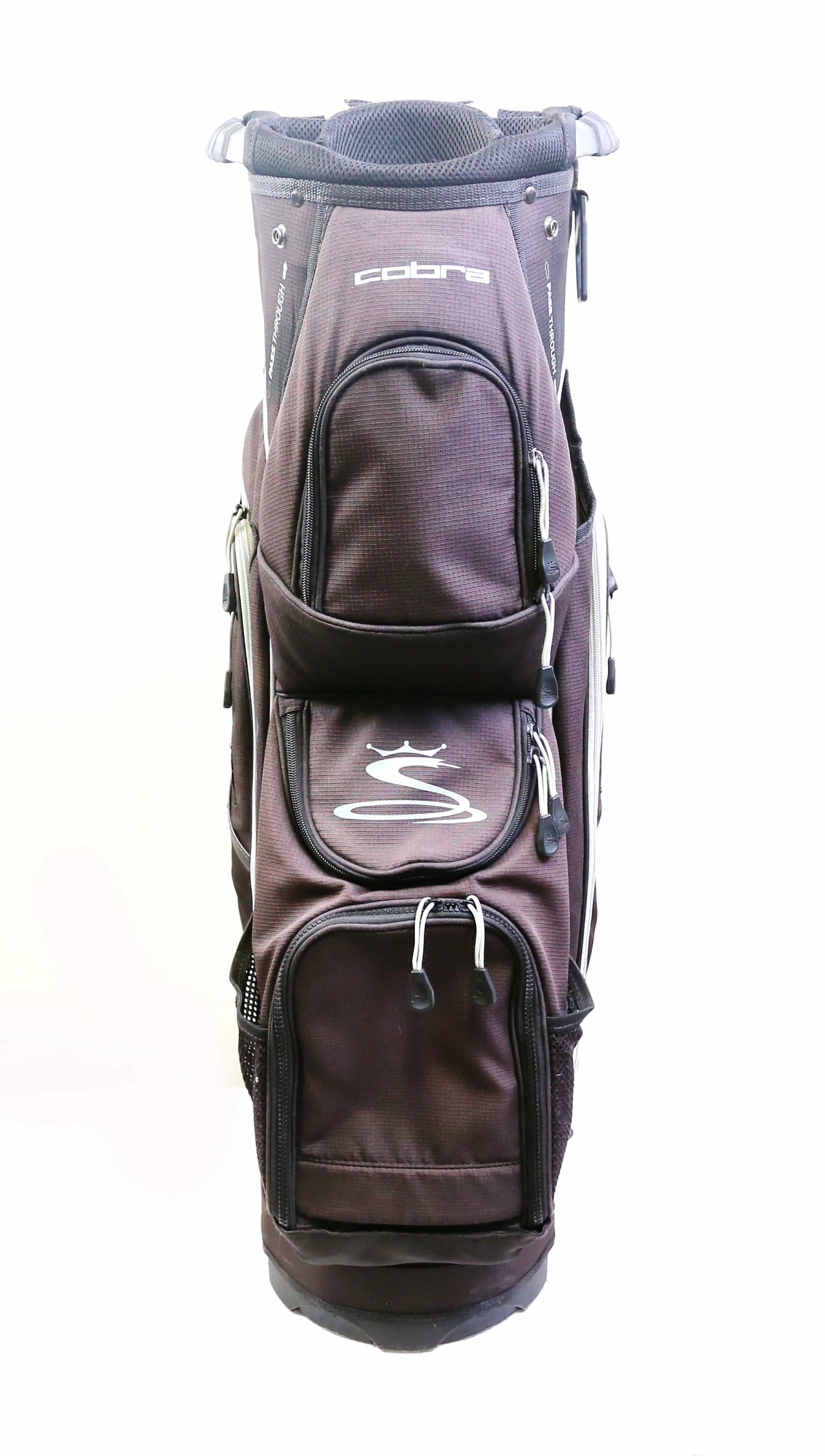Cobra Black/Grey Waterproof Cart Golf Bag14 Dividers 7 Pockets Shoulder Strap - Image 2