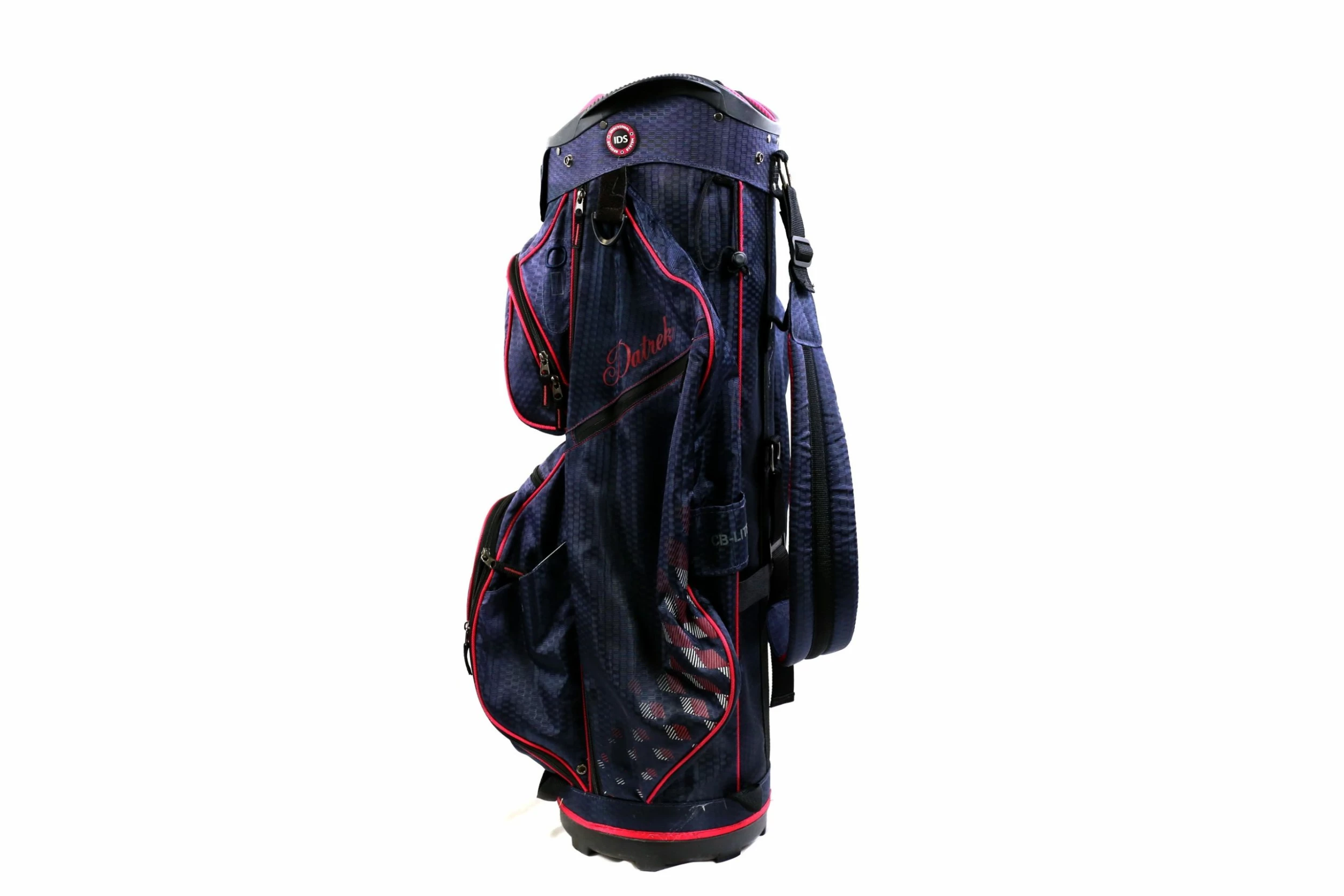 Datrek Blue/Pink CB Lite Cart Bag 14-Dividers 7-Pockets Shoulder Strap - Image 4