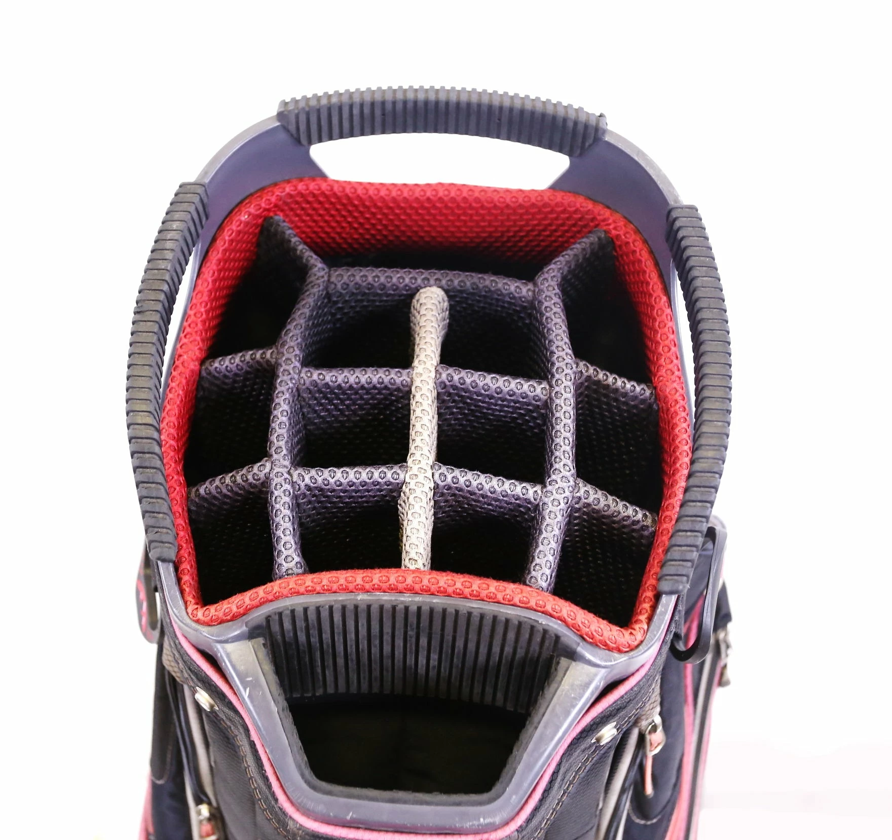 Sun Mountain Red & Black Cart Golf Bag 14 Way Divider - Image 9