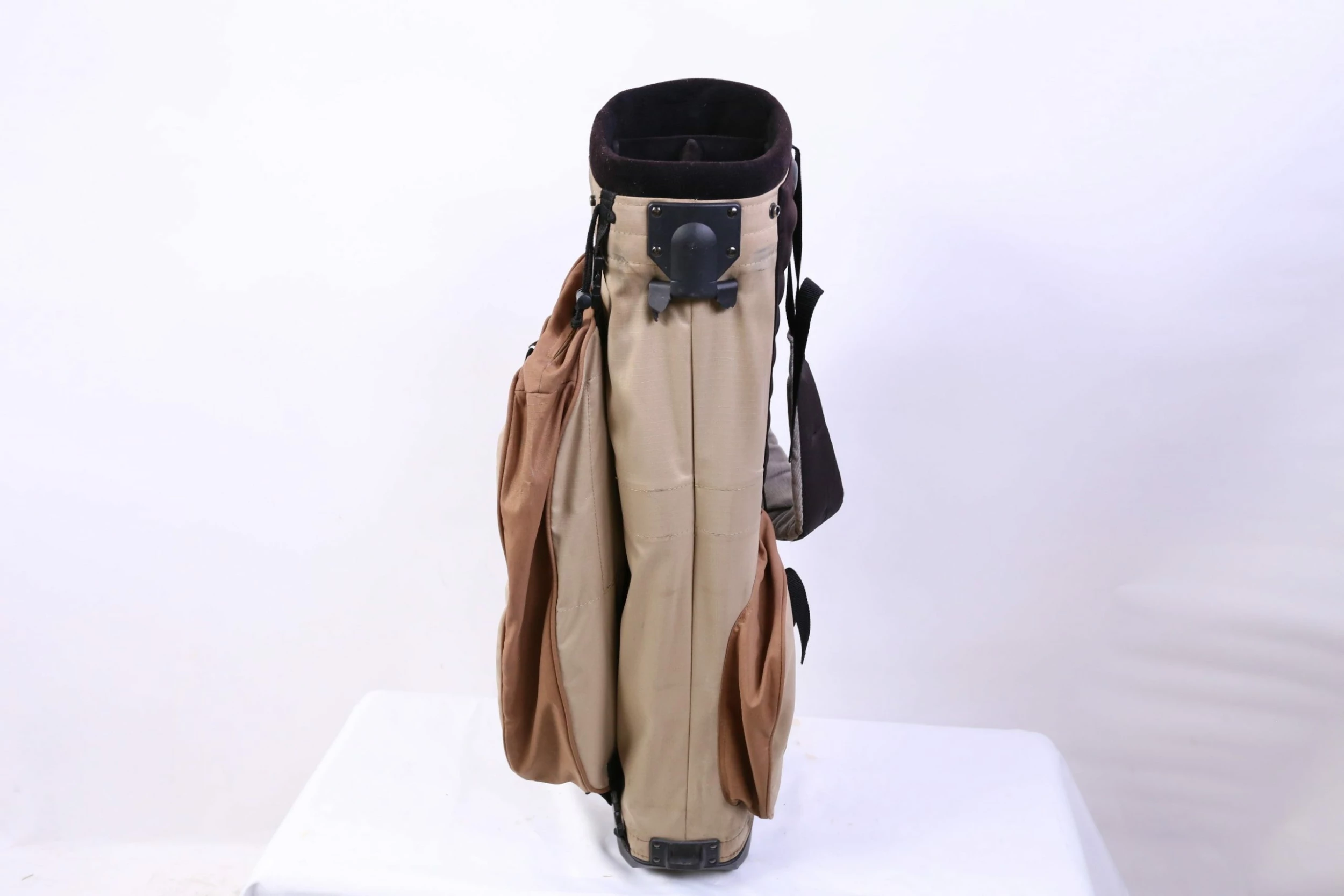 Accra Izzo Stand Golf Bag Men's 4 Dividers Black/Beige - Image 4