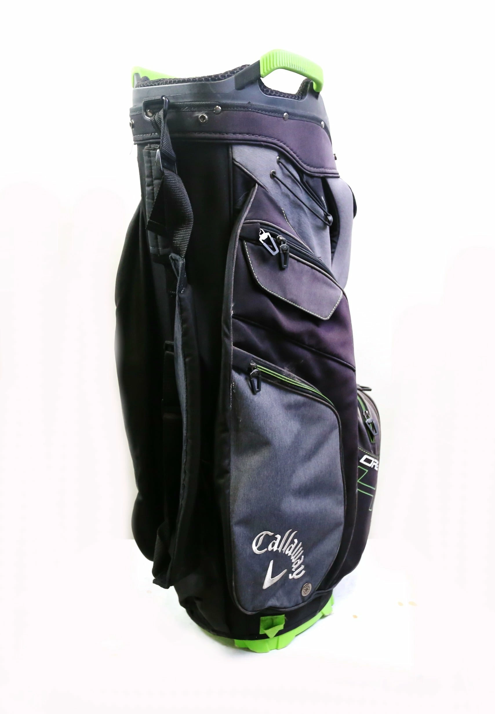 Callaway Org 14 Way 9 Pocket Green/Charcoal/Black Cart Bag - Image 5