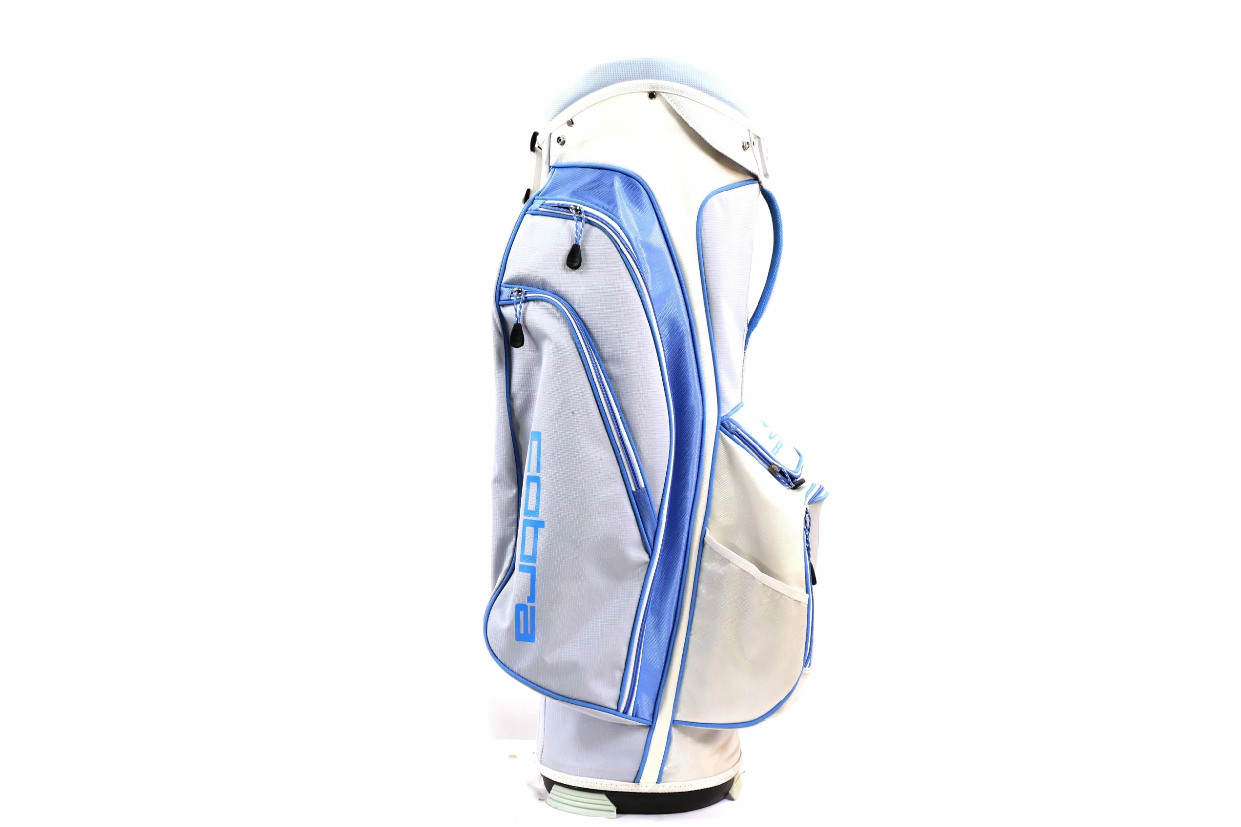 Cobra Blue/Silver Cart Bag 14-Dividers 6-Pockets Shoulfer Strap - Image 2