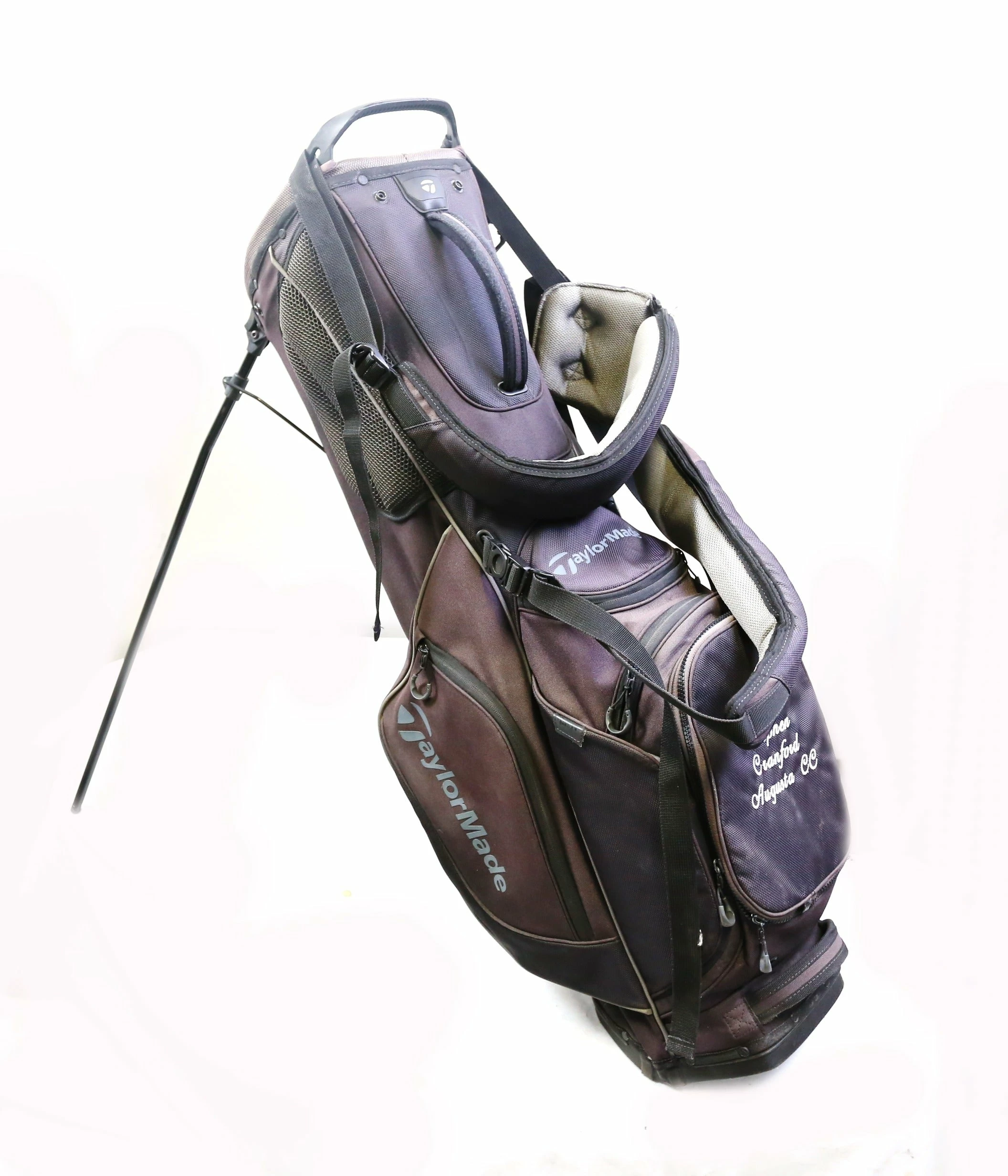 TaylorMade Stand Golf Bag 14 Dividers 7 Pockets Shoulder Strap