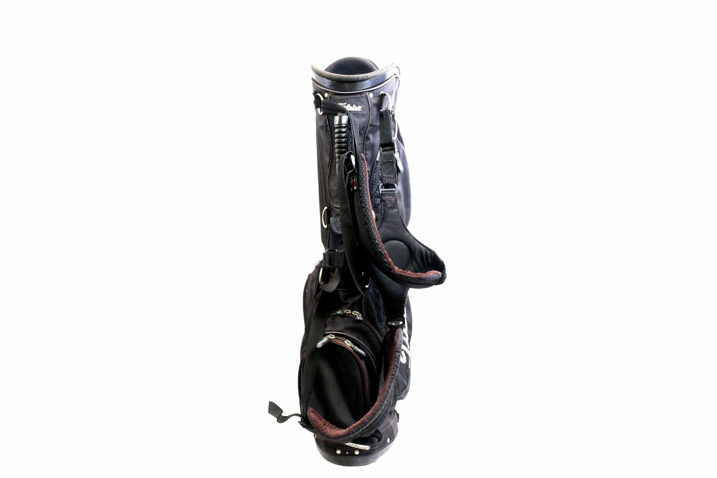 Titleist Black Stand Bag 6-Dividers 8-Pockets Shoulder Strap