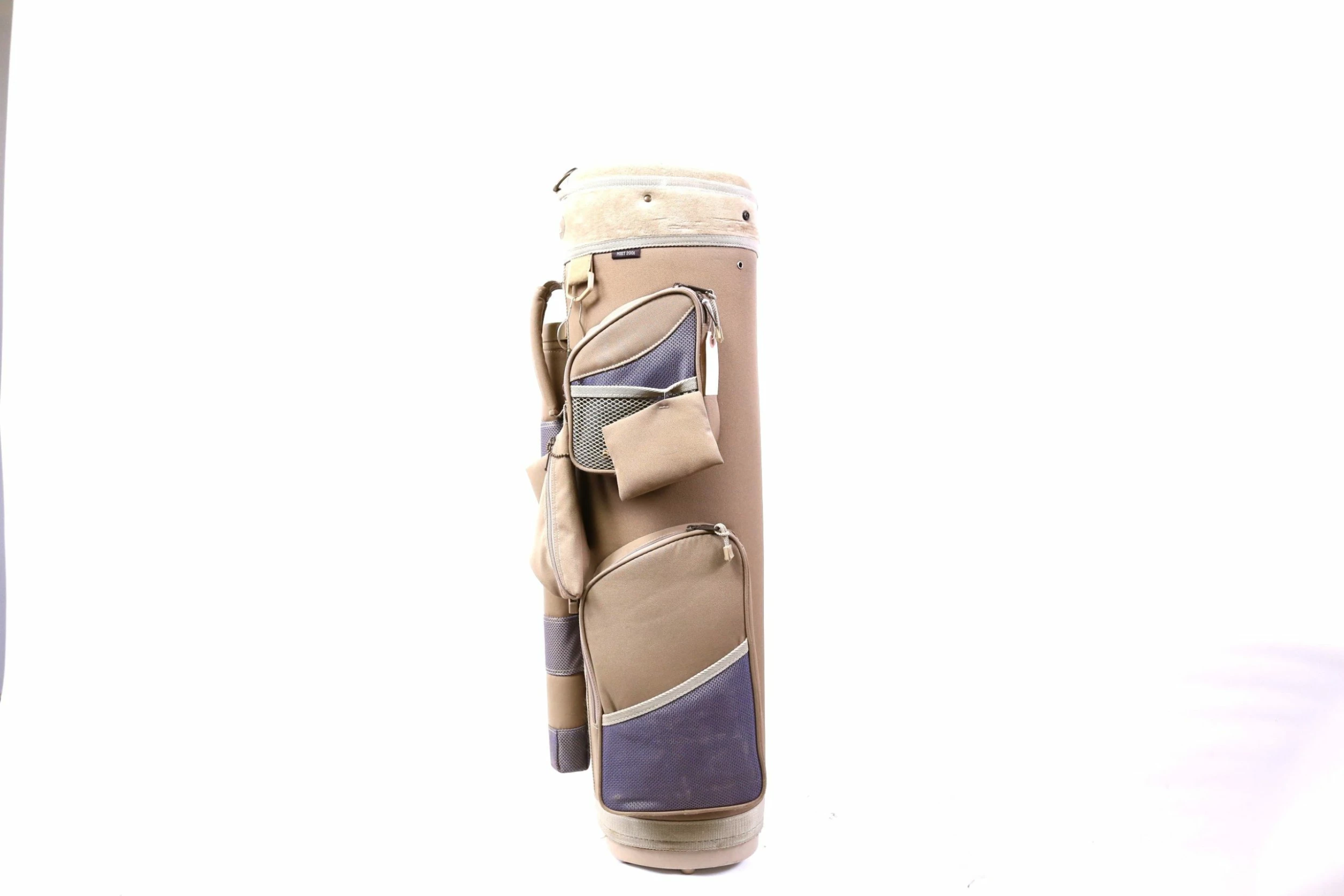 Datrek Mist 2001 Beige/Lavender Cart Bag 4-Divider 4-Pocket Shoulder Strap - Image 4