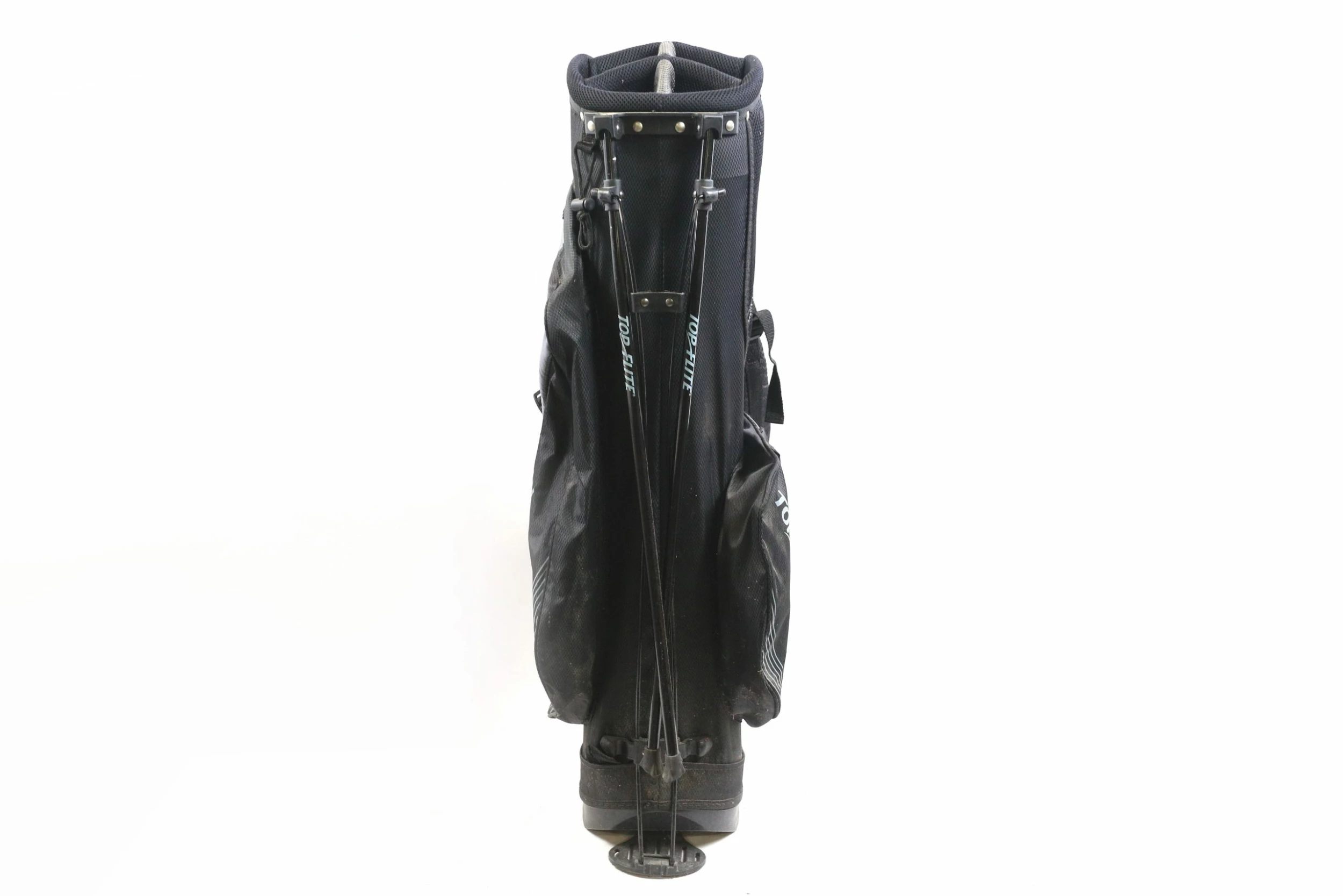 Top Flite Black/Grey Stand Bag 7-Dividers 5-Pockets Shoulder Strap - Image 2
