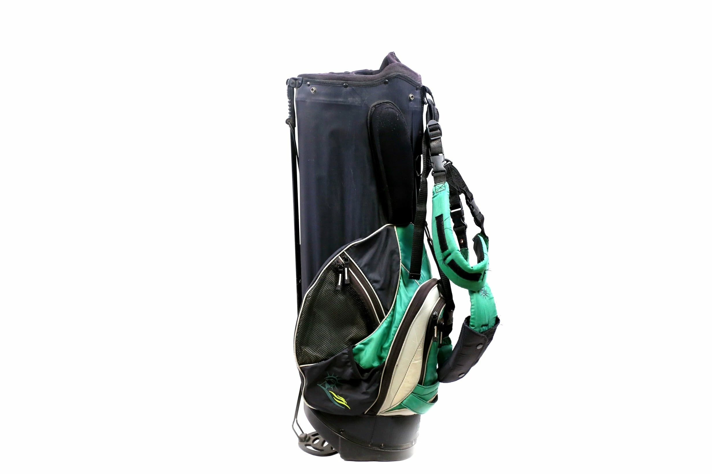 Club Glove Stand Golf Bag 7 Dividers 8 Pockets Shoulder Strap Green/Black - Image 4
