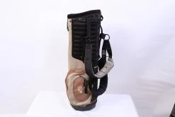 Accra Izzo Stand Golf Bag Men's 4 Dividers Black/Beige