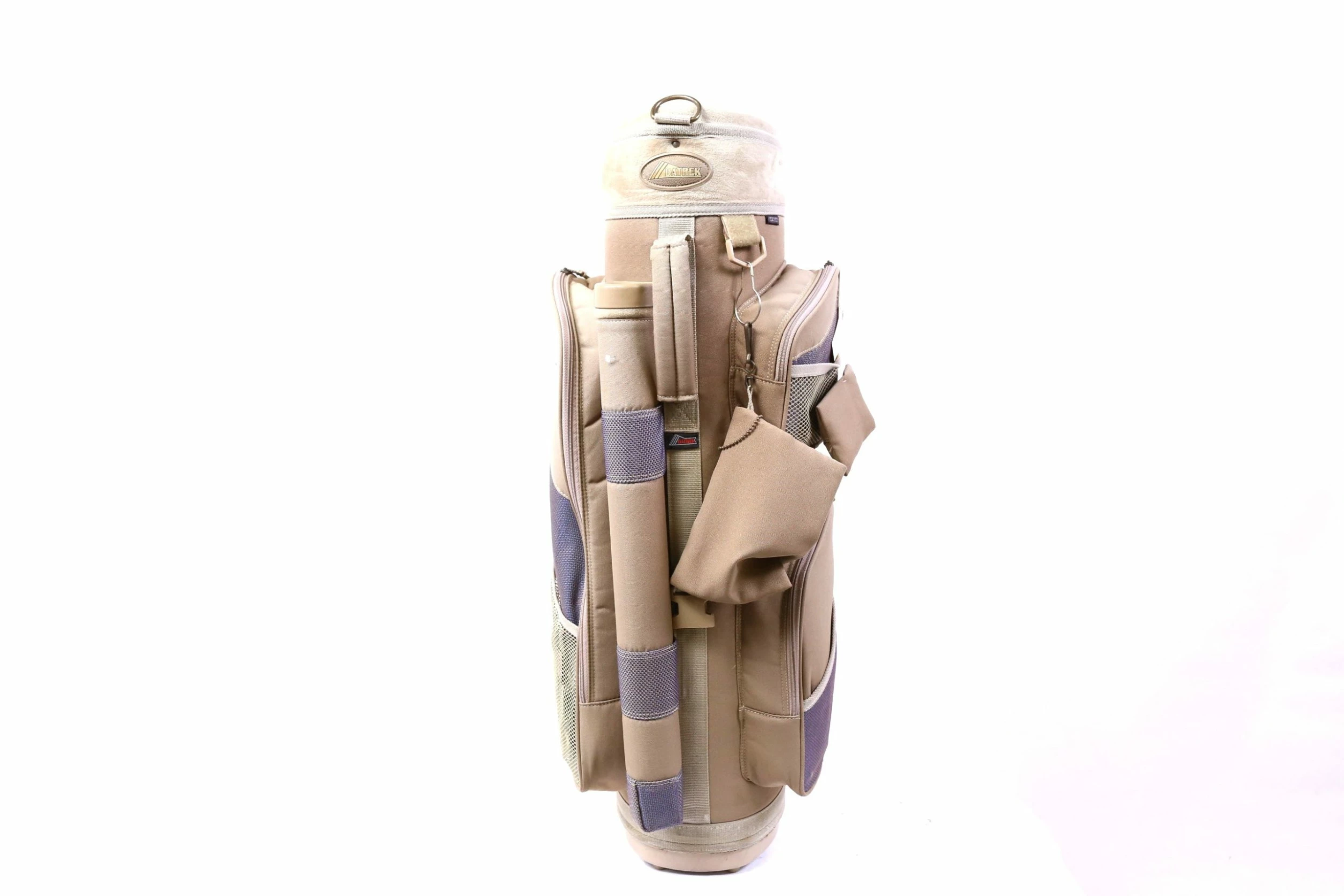 Datrek Mist 2001 Beige/Lavender Cart Bag 4-Divider 4-Pocket Shoulder Strap