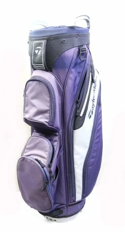 TaylorMade Blue/Gray Cart Golf Bag 14 Dividers 9 Pockets Raincover