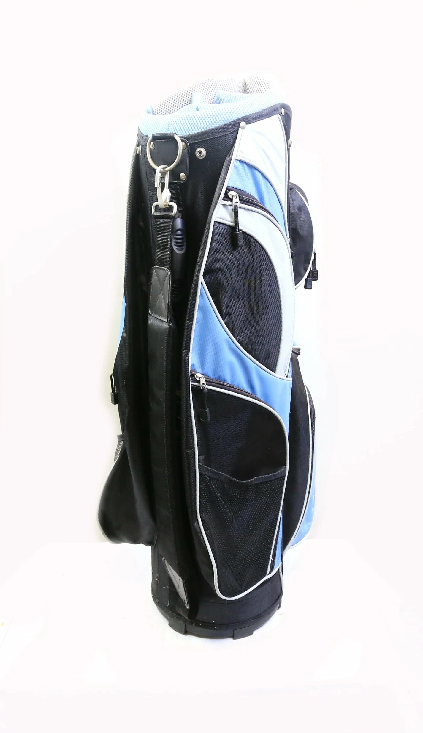 Aspire Ladies Blue/Black/Silver 8 Dividers 9 Pockets Cart Golf Bag - Image 5