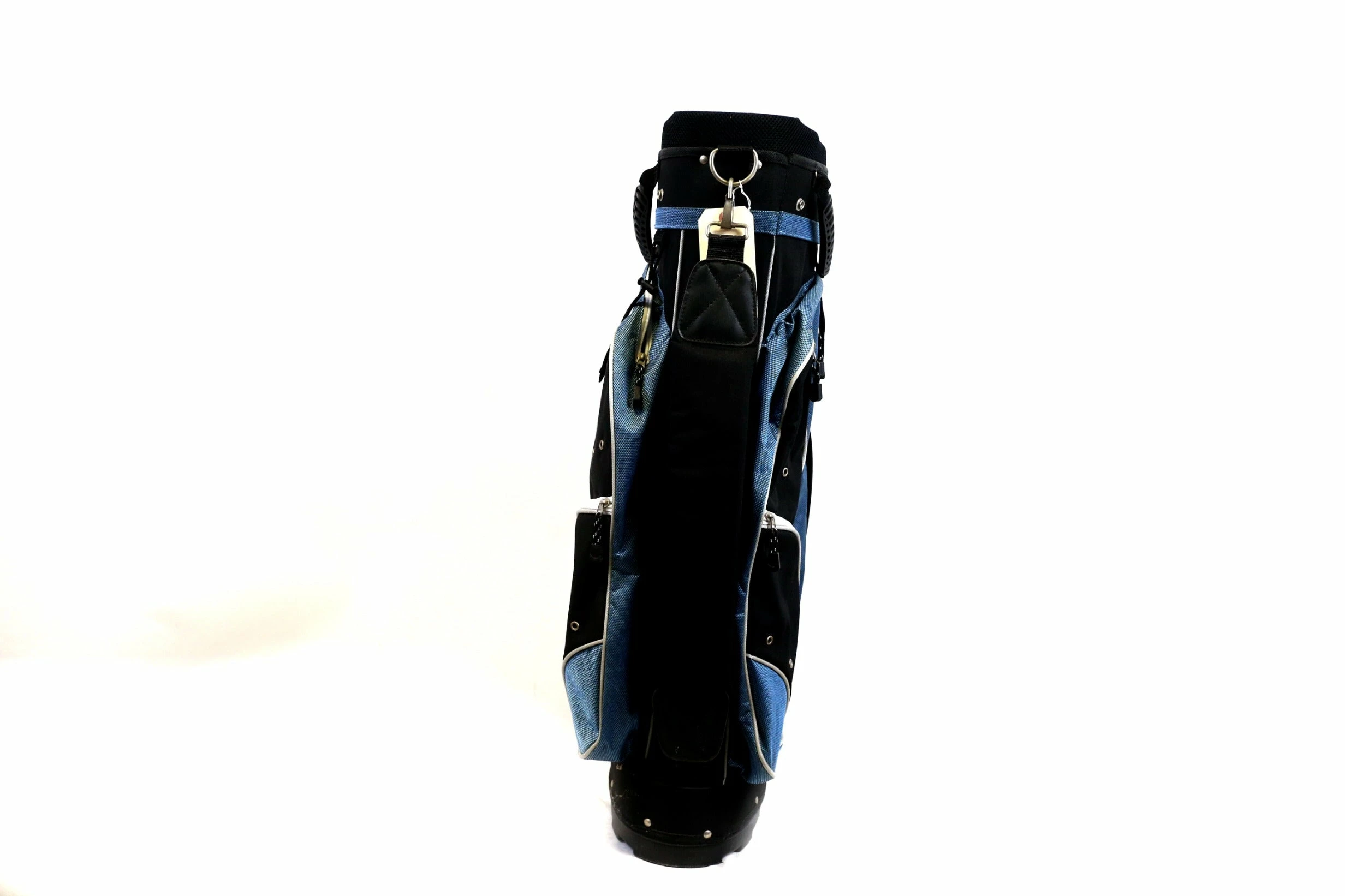 Tiger Shark Blue/Black Cart Bag 6-Dividers 9-Pockets Shoulder Strap - Image 3