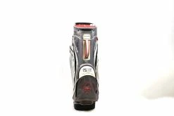 Sun Mountain White/Grey Cart Bag 14-Dividers 6-Pockets Shoulder Strap