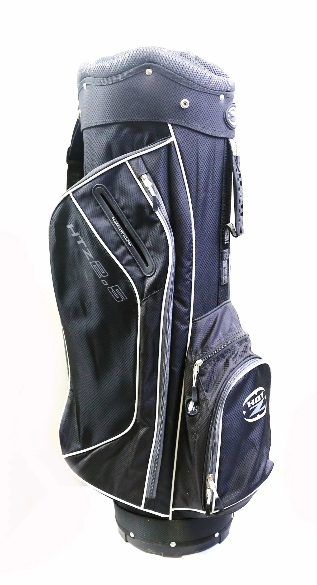 Hot Z HTZ 2.5 Black 14 Dividers 6 Pockets Cart Bag - Image 3