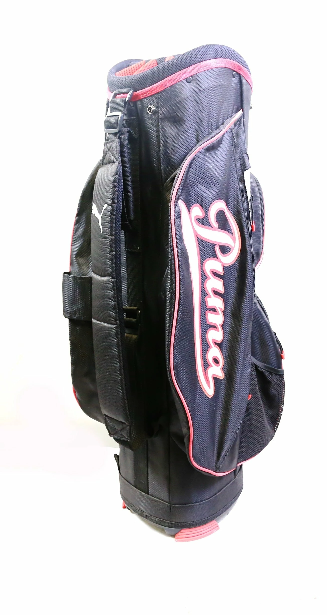 Puma Black/Red Stand Golf Bag 14 Dividers 7 Pockets Shoulder Strap - Image 6