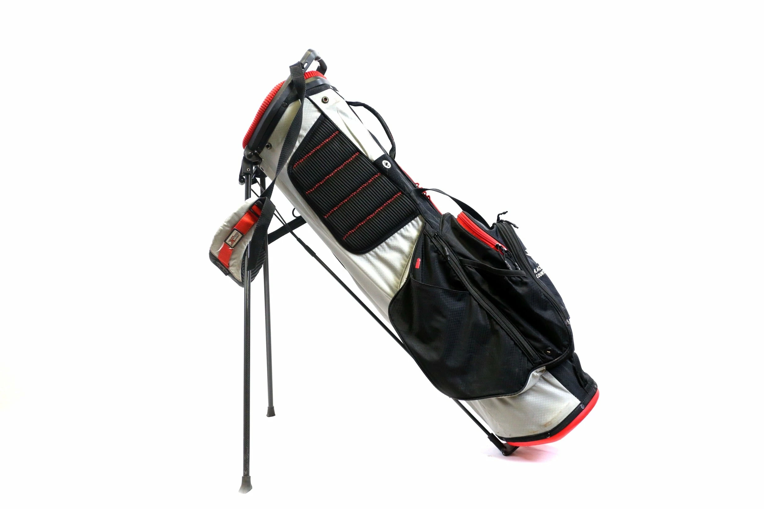 Sun Mountain Grey/Red/Black 4-Dividers 5-Pockets Stand Bag - Image 8