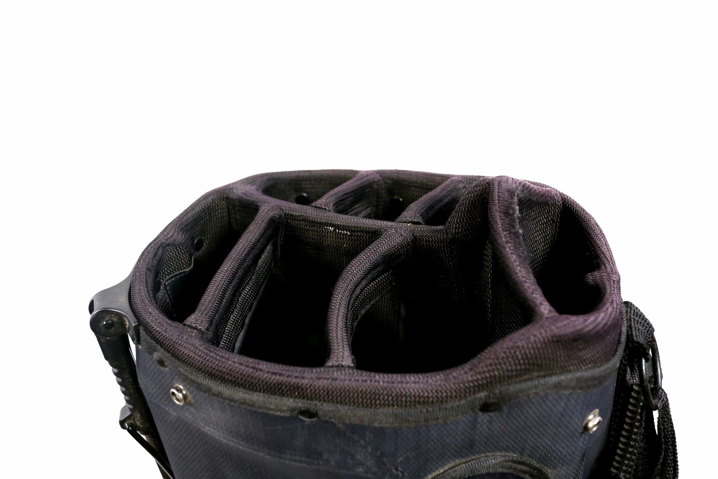 Club Glove Stand Golf Bag 7 Dividers 8 Pockets Shoulder Strap Green/Black - Image 5