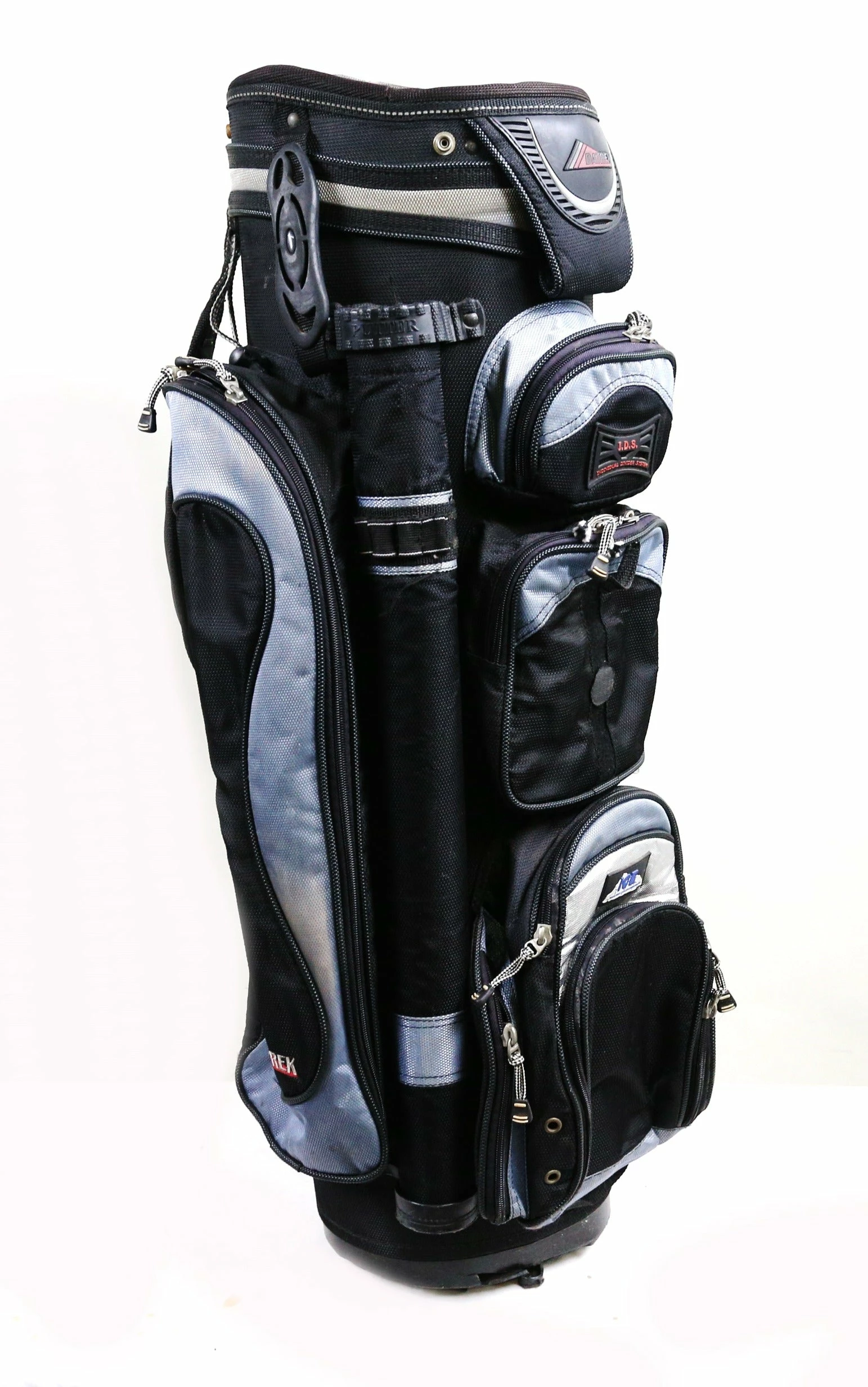 Datrek IDS Black Cart Golf Bag 14 Dividers 9 Pockets