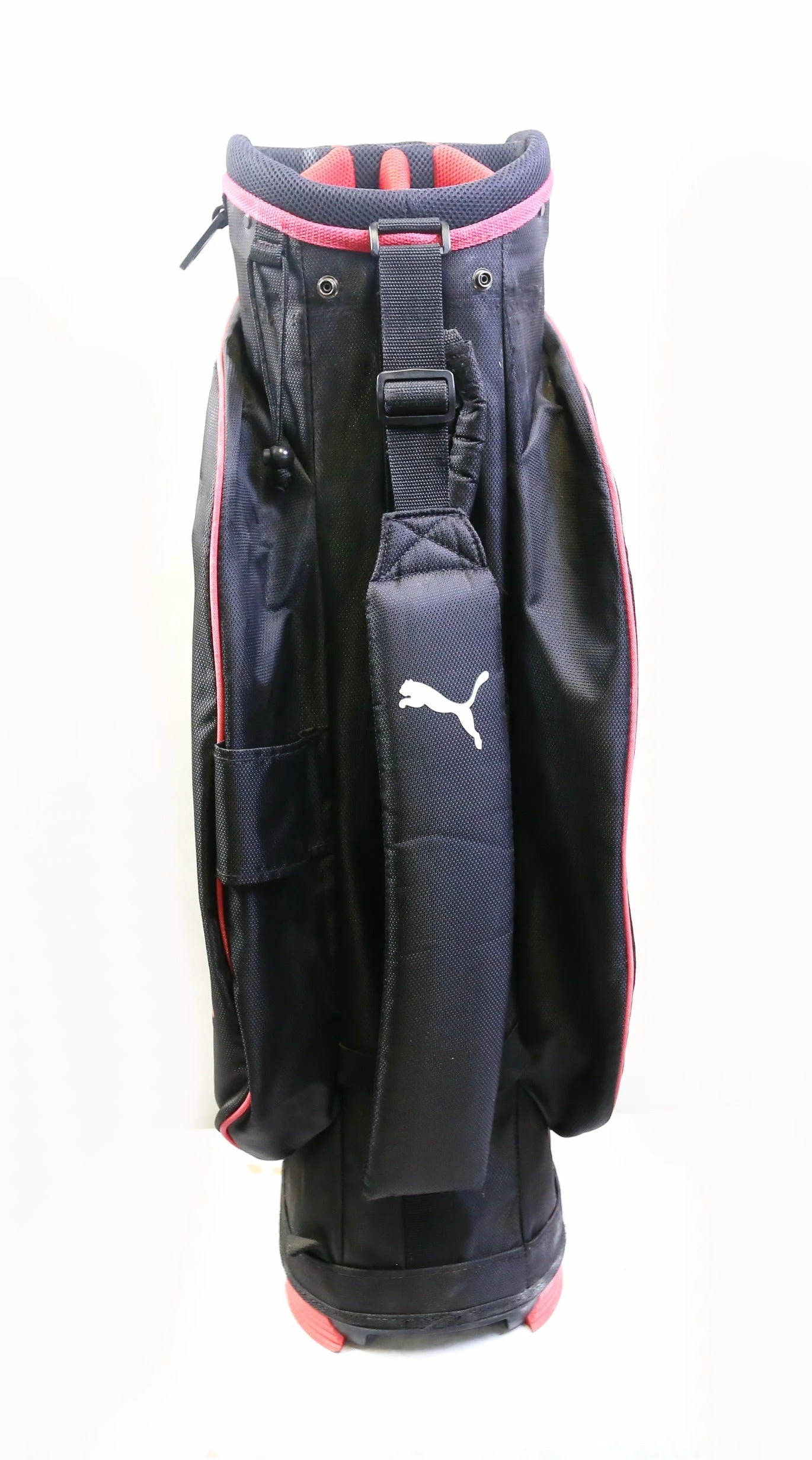 Puma Black/Red Cart Bag 14 Dividers 7 Pockets Shoulder Strap - Image 4
