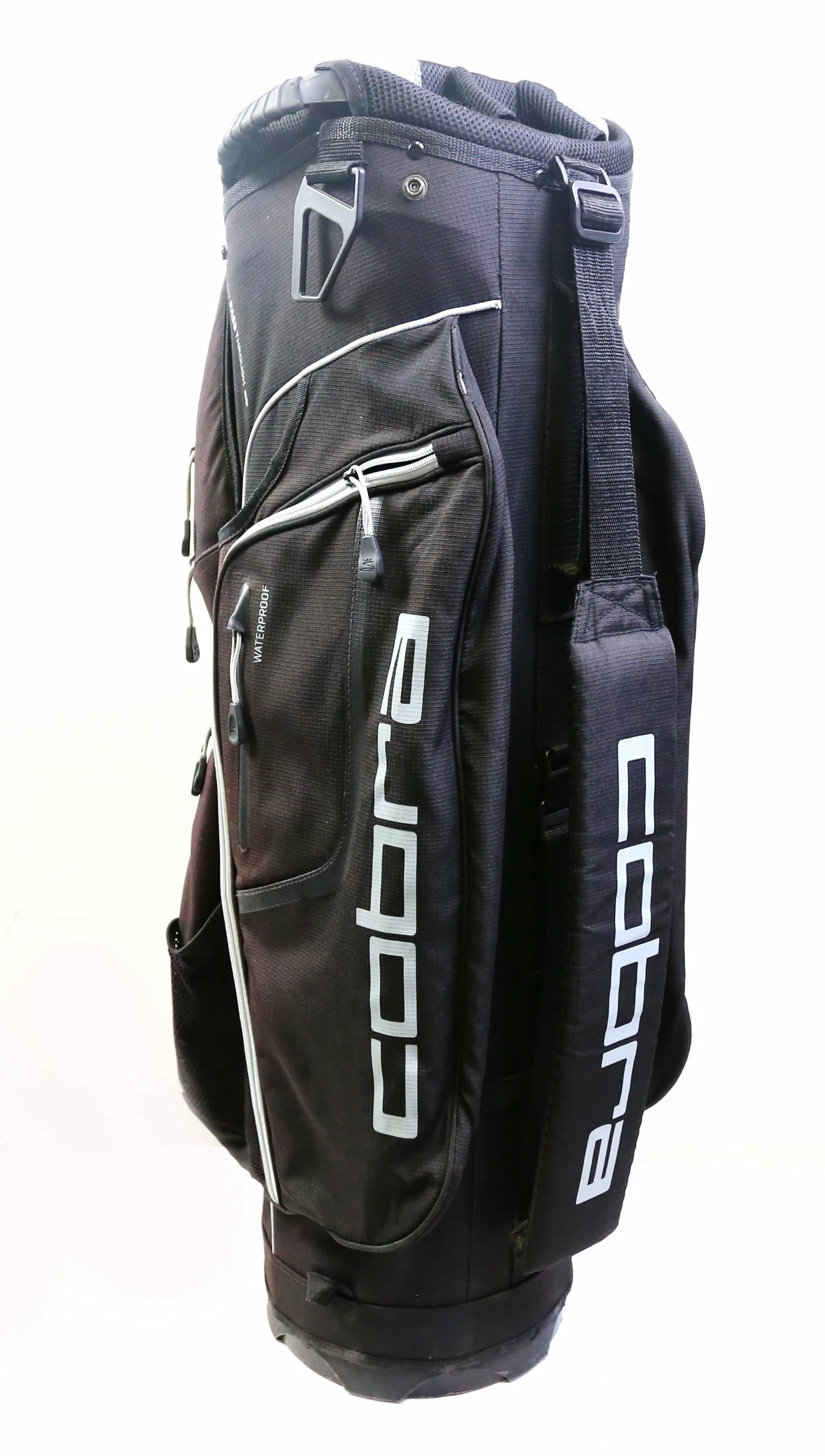 Cobra Black/Grey Waterproof Cart Golf Bag14 Dividers 7 Pockets Shoulder Strap - Image 6