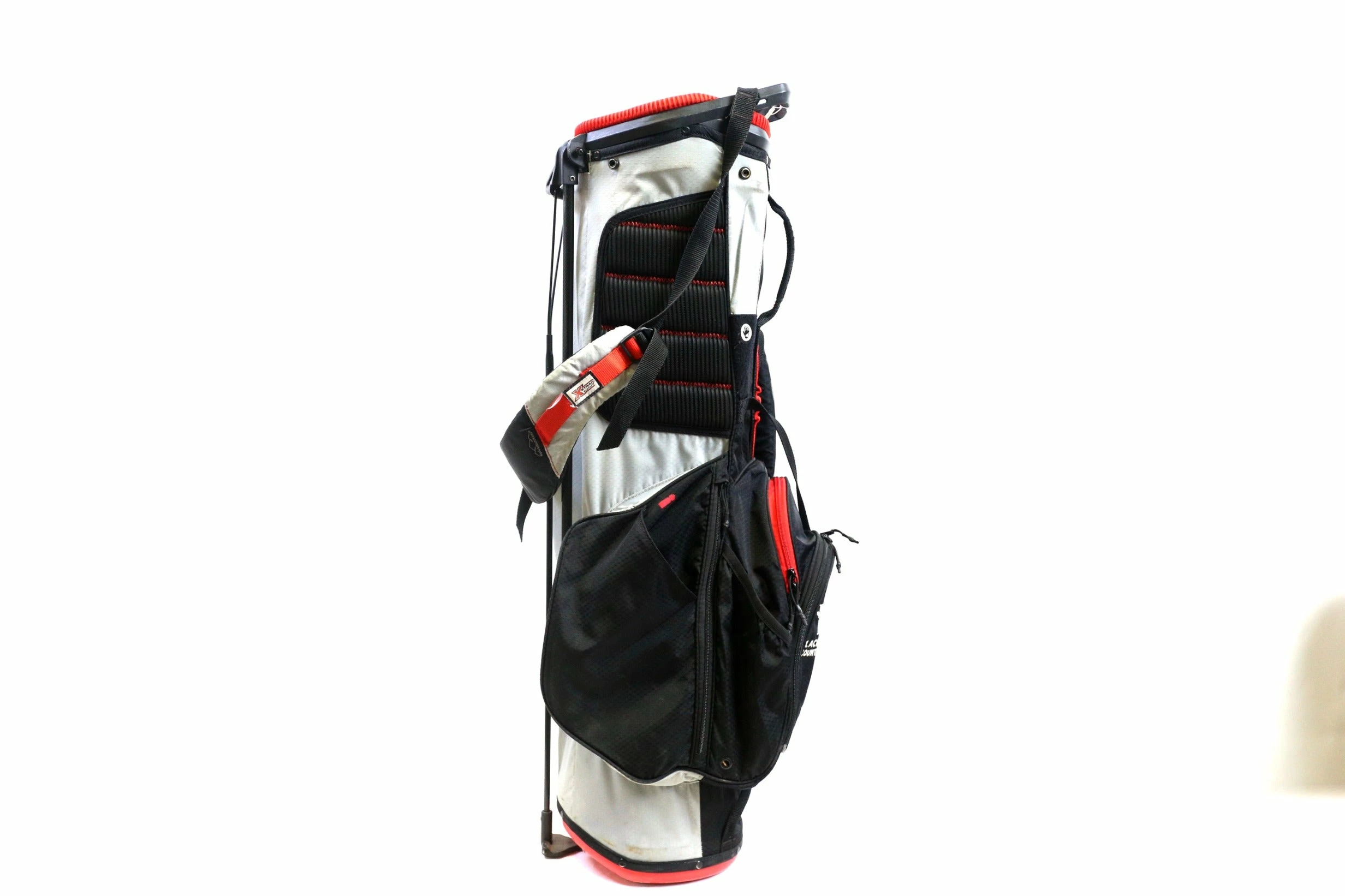 Sun Mountain Grey/Red/Black 4-Dividers 5-Pockets Stand Bag - Image 2