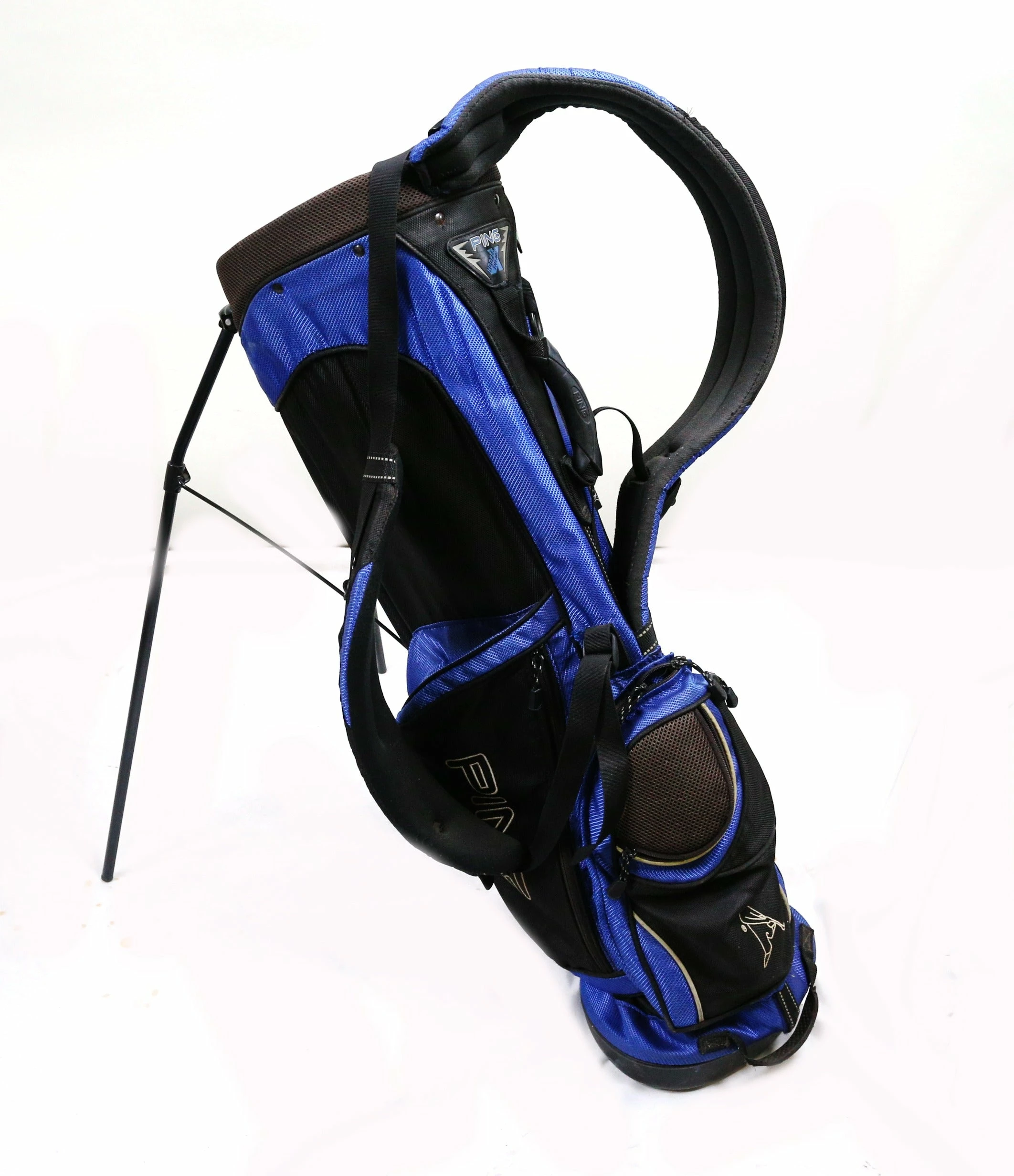 Ping Hoofer Xtreme Blue Stand Golf Bag 4-Way Divider 6 Pockets - Image 3