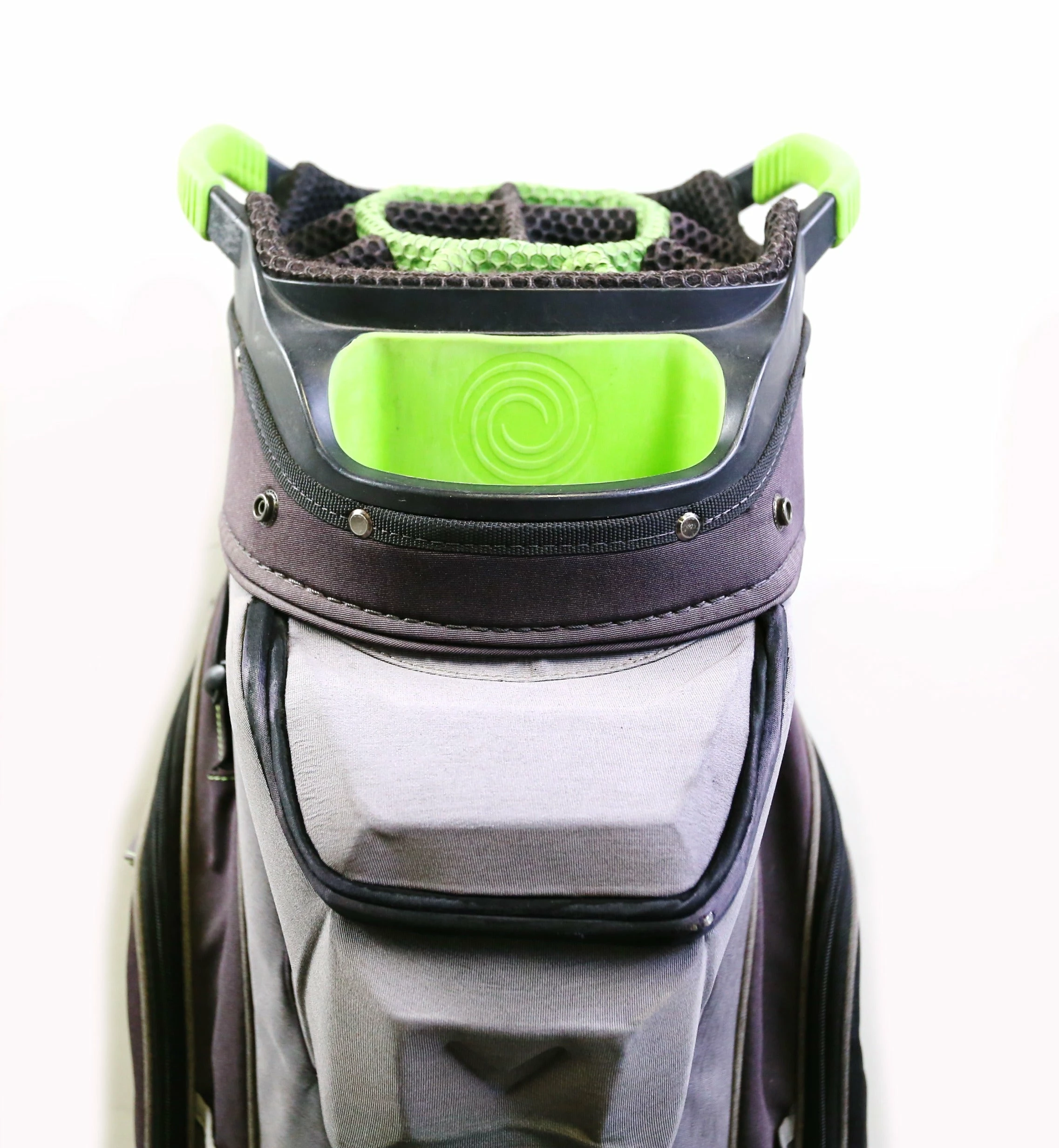 Callaway Org 14 Way 9 Pocket Green/Charcoal/Black Cart Bag - Image 8