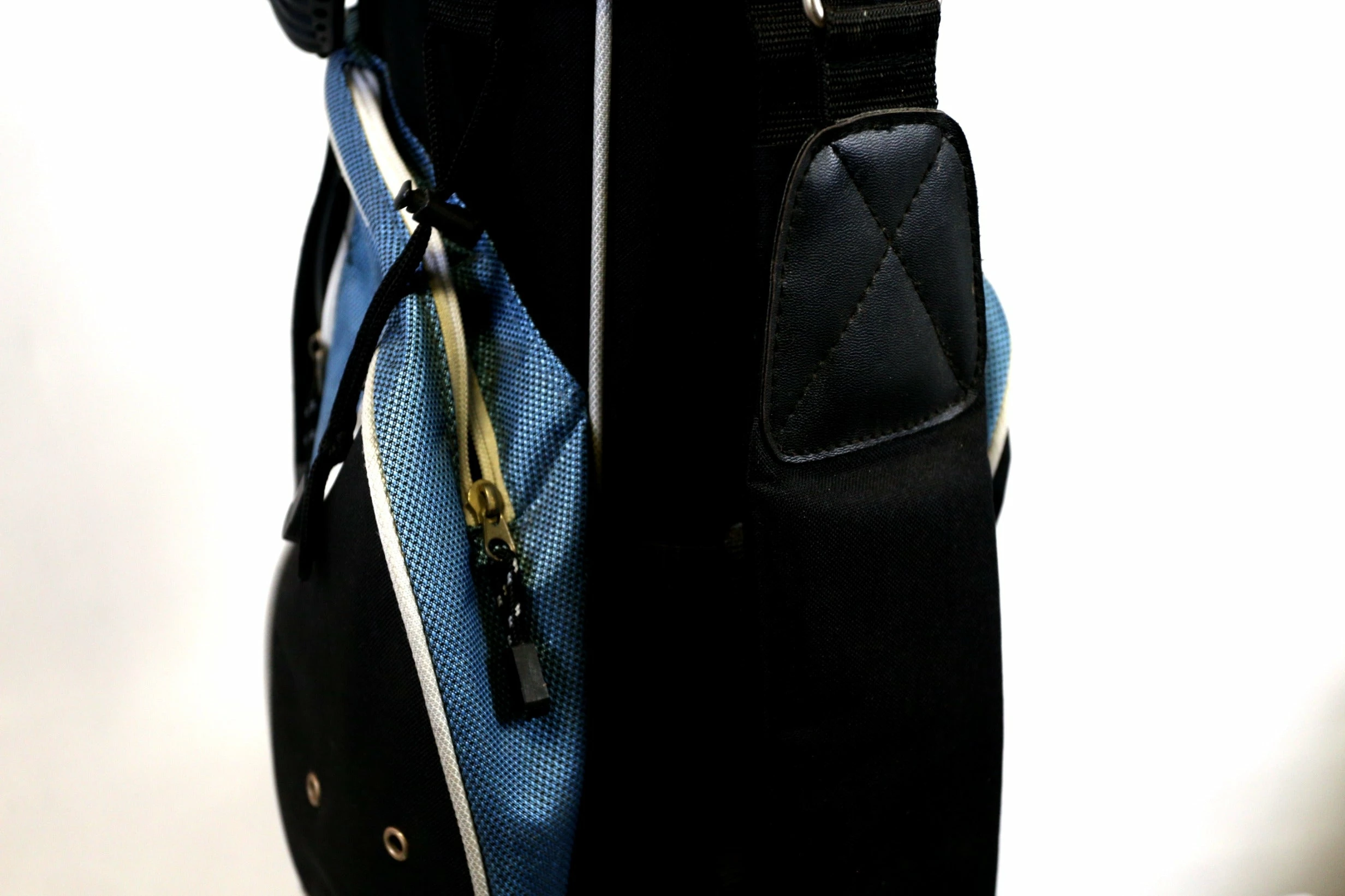 Tiger Shark Blue/Black Cart Bag 6-Dividers 9-Pockets Shoulder Strap - Image 8