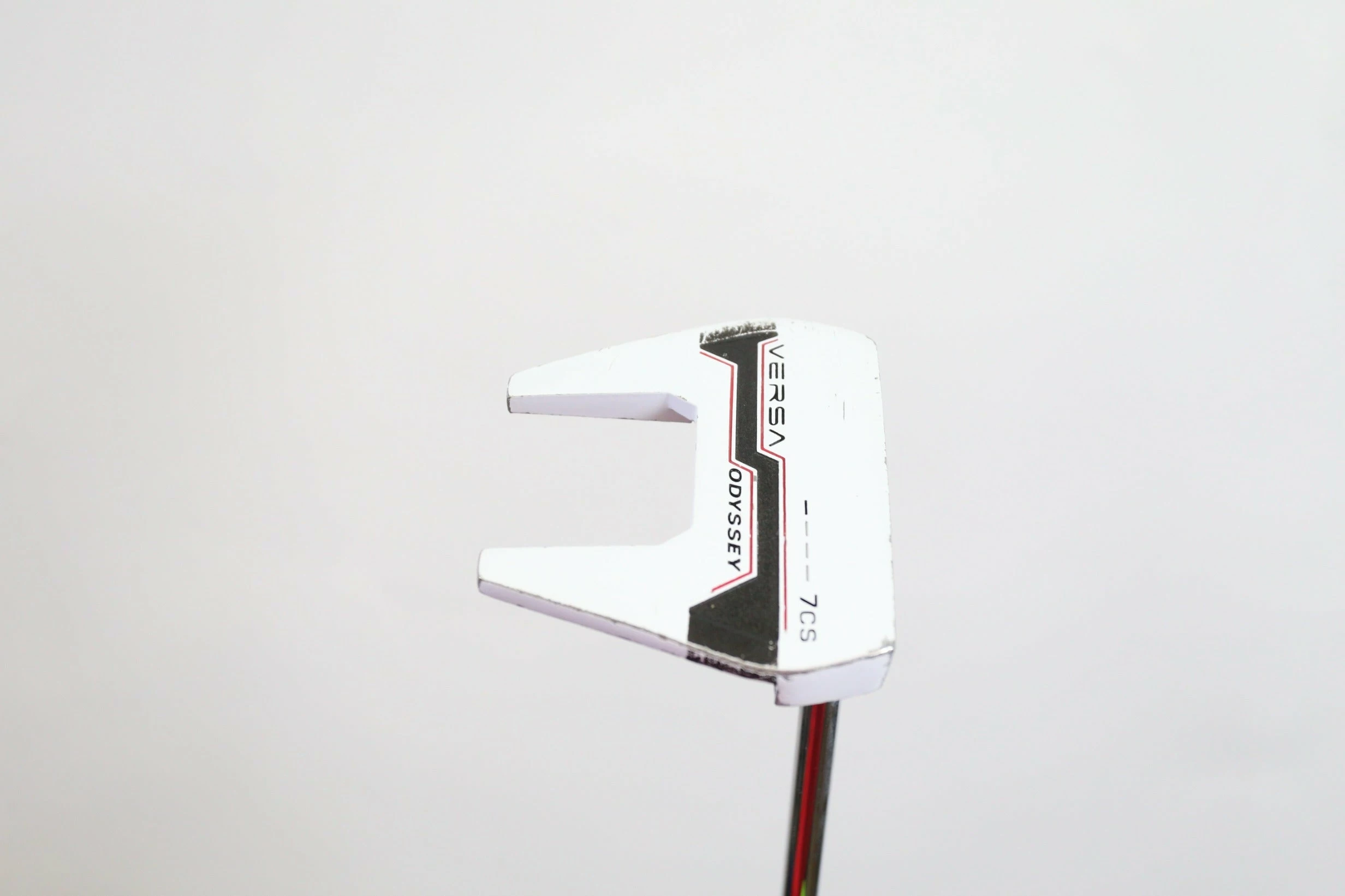 Odyssey Versa #7CS White Putter RH 35 In TaylorMade Steel Shaft