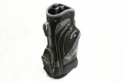 Callaway Solaire Gray/White 6-Divider Cart Golf Bag W/ Raincoat