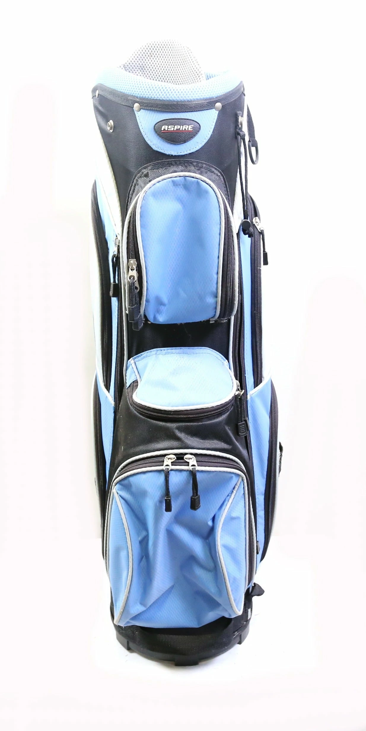 Aspire Ladies Blue/Black/Silver 8 Dividers 9 Pockets Cart Golf Bag - Image 2