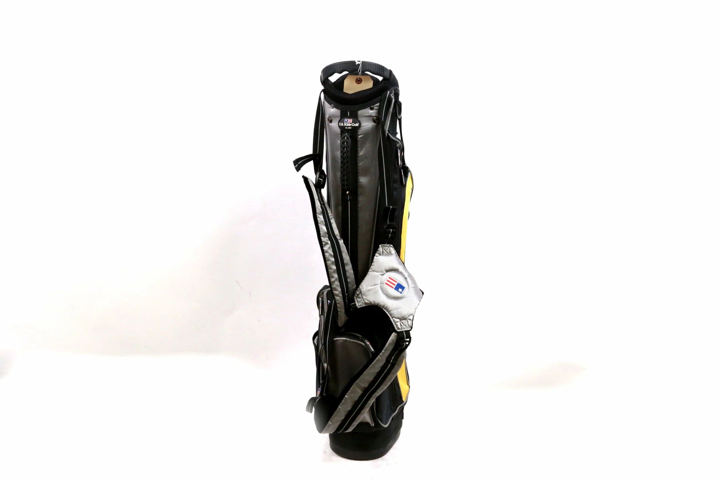 USKG Black/Grey Stand Bag 4-Dividers 4-Pockets Shoudler Strap