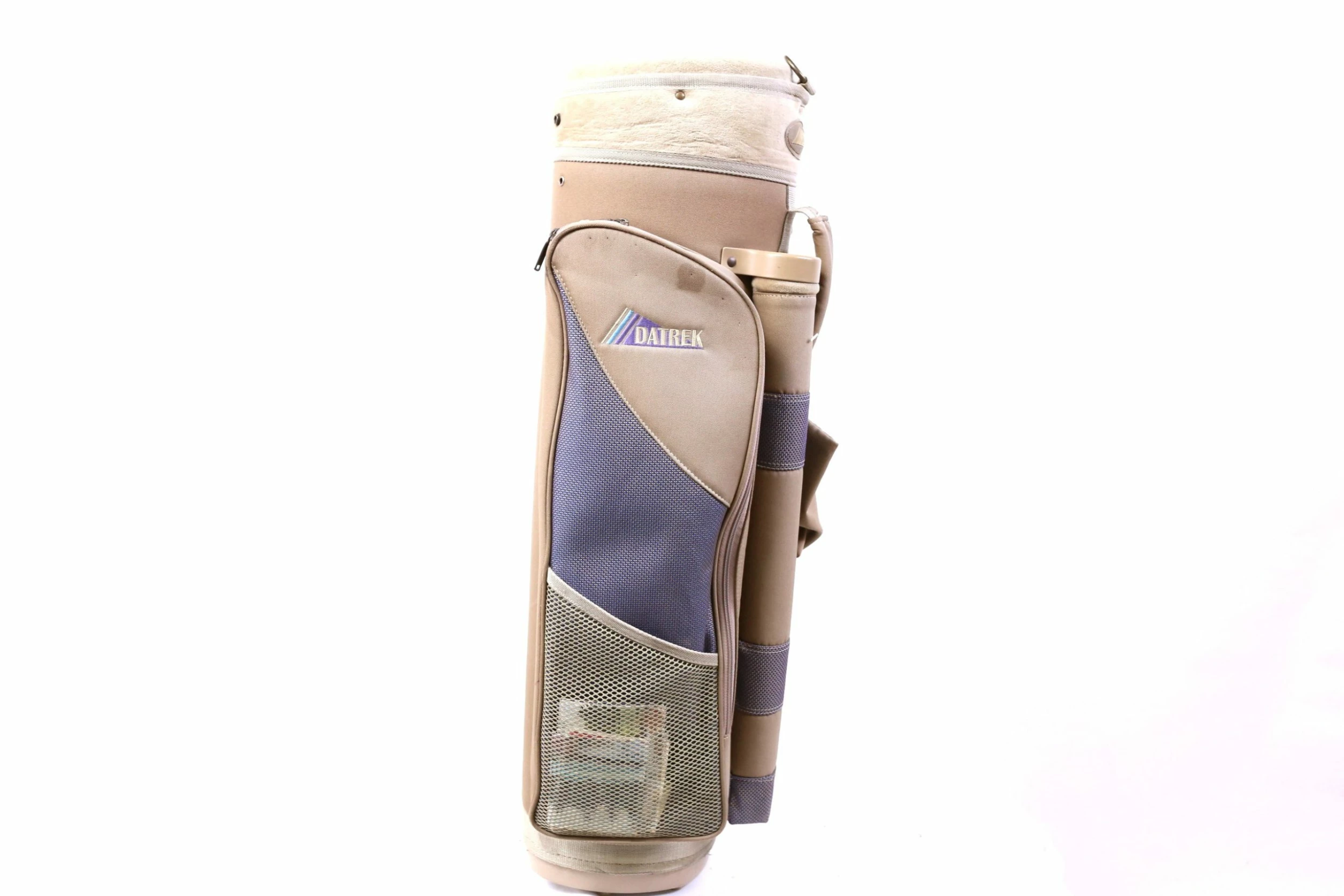 Datrek Mist 2001 Beige/Lavender Cart Bag 4-Divider 4-Pocket Shoulder Strap - Image 2