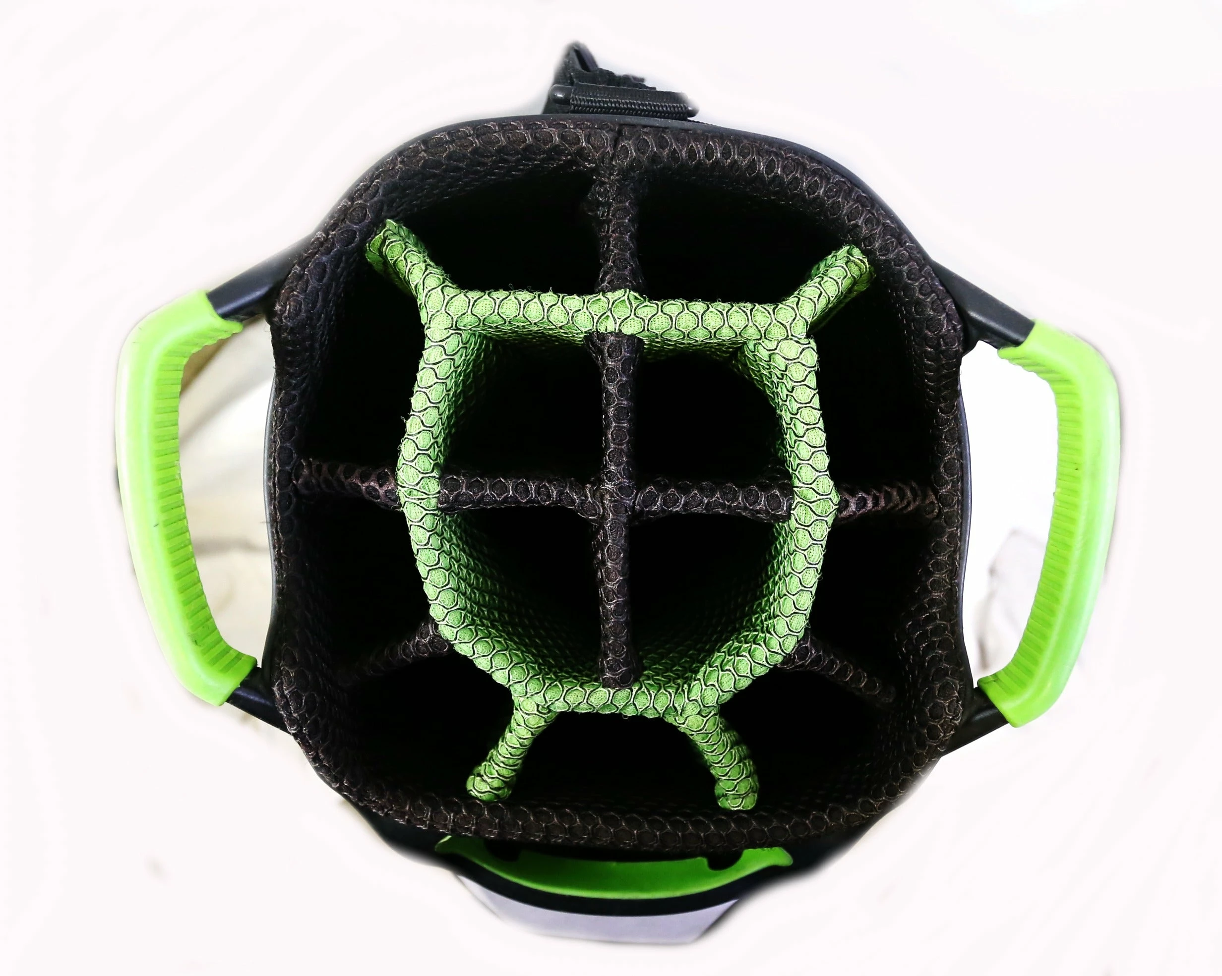 Callaway Org 14 Way 9 Pocket Green/Charcoal/Black Cart Bag - Image 9