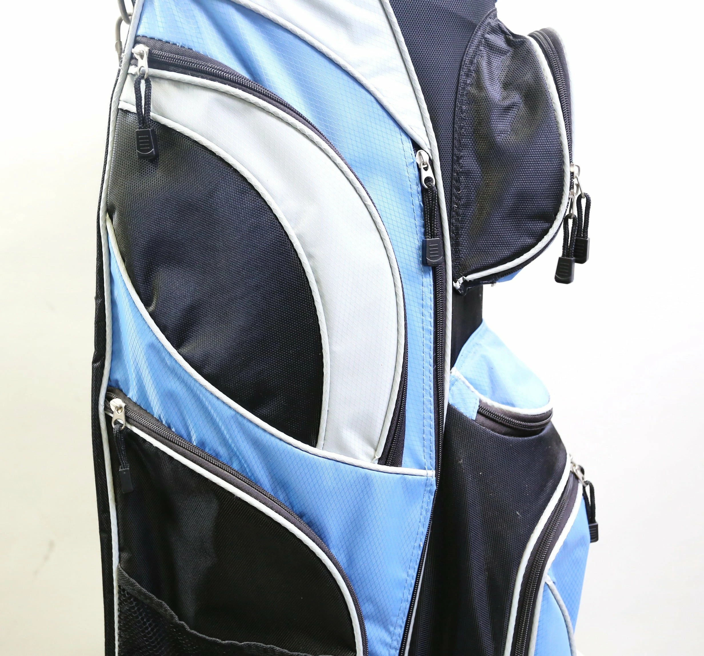 Aspire Ladies Blue/Black/Silver 8 Dividers 9 Pockets Cart Golf Bag - Image 8