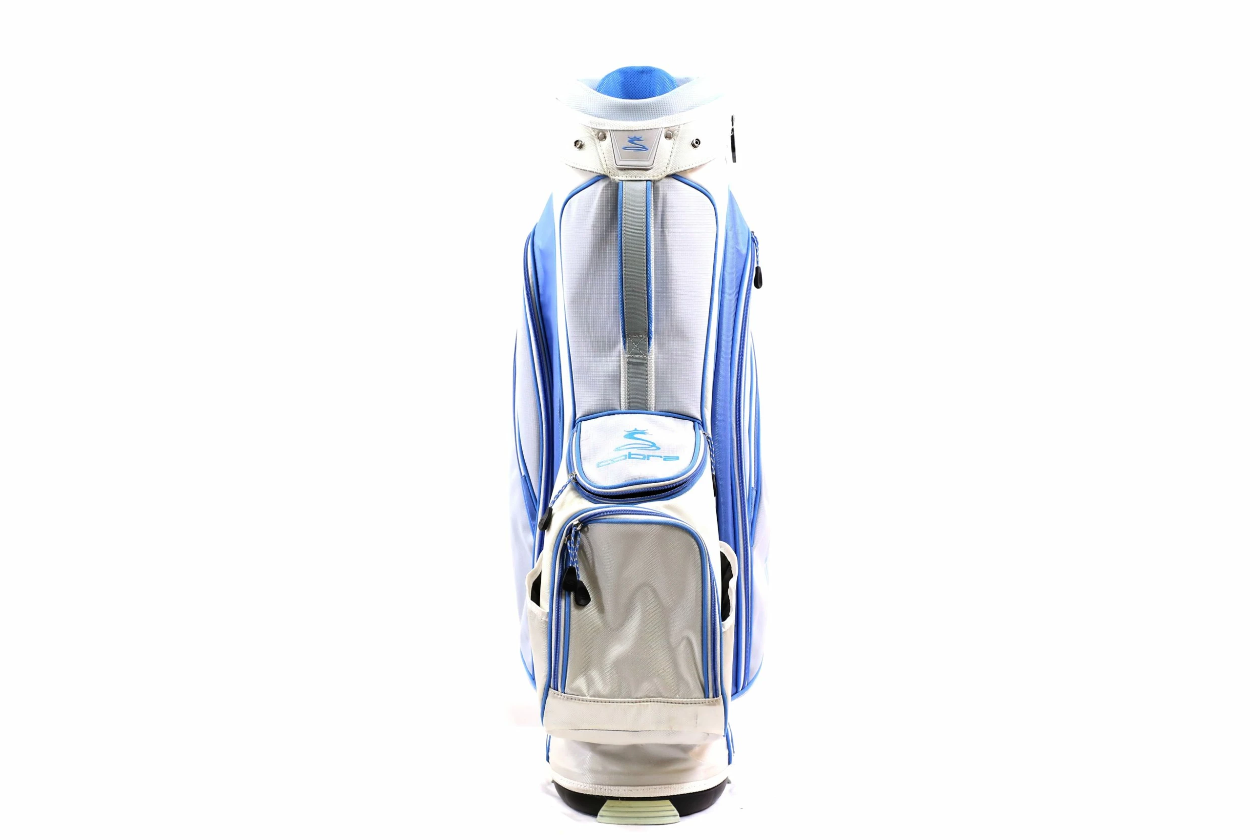 Cobra Blue/Silver Cart Bag 14-Dividers 6-Pockets Shoulfer Strap