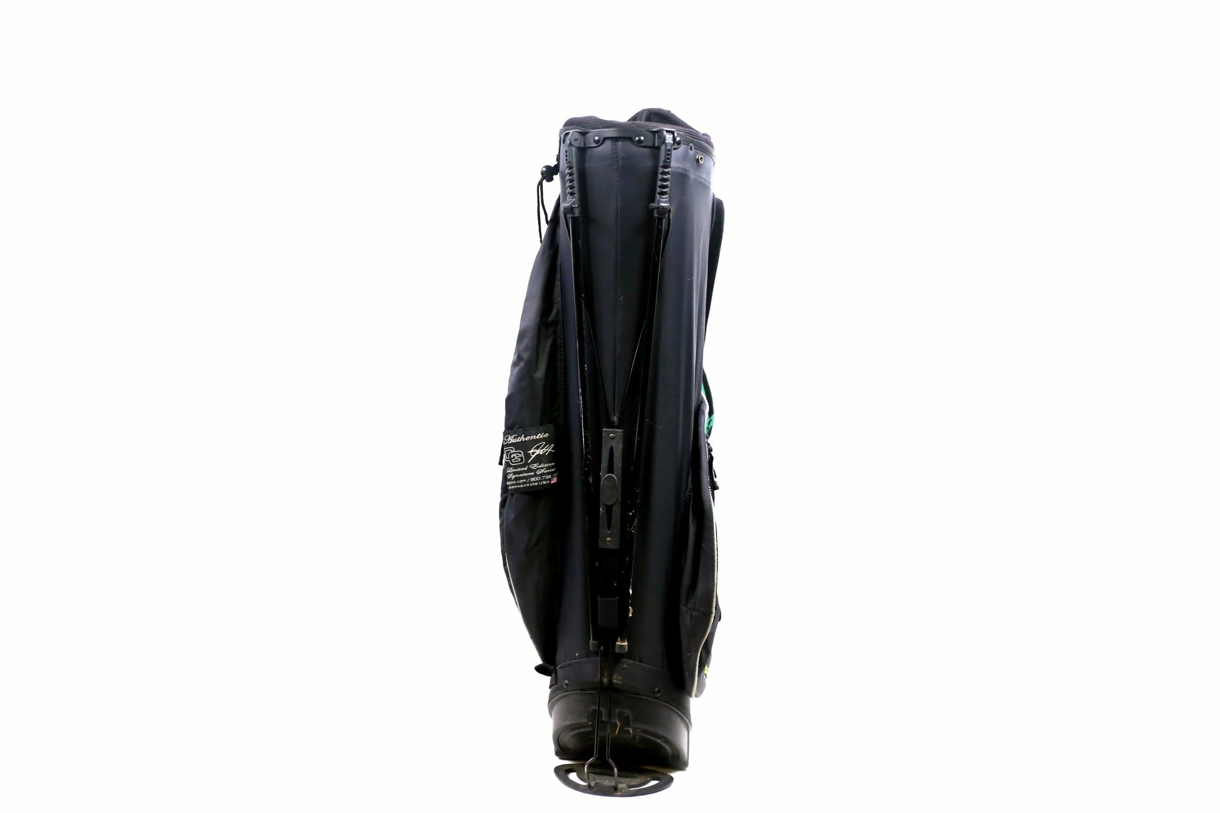 Club Glove Stand Golf Bag 7 Dividers 8 Pockets Shoulder Strap Green/Black - Image 3