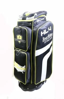 Tour Edge HL4 Black/Yellow Rolling Fitting 16 Dividers Staff Golf Bag