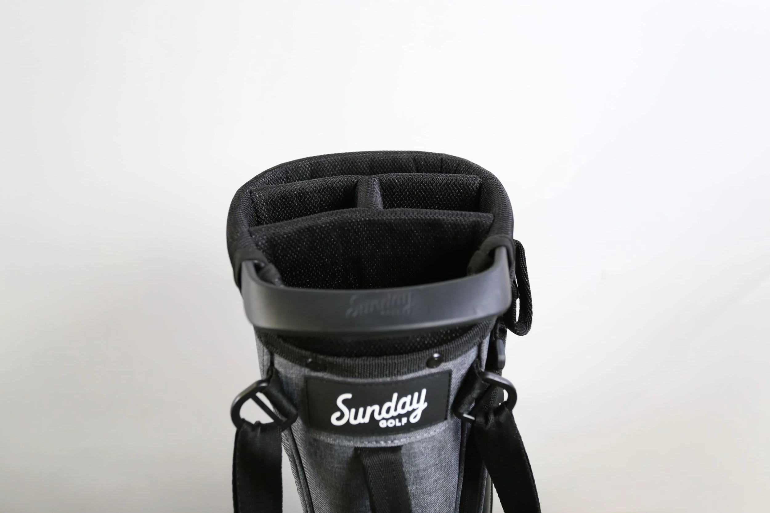 Acropolis Golf Sunday Golf Stand Bag Grey/Black 4 Dividers 4 Pockets Shoulder Strap - Image 7