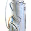 Cobra Blue/Grey Leather Vintage 3 Dividers 5 Pockets Cart Golf Bag