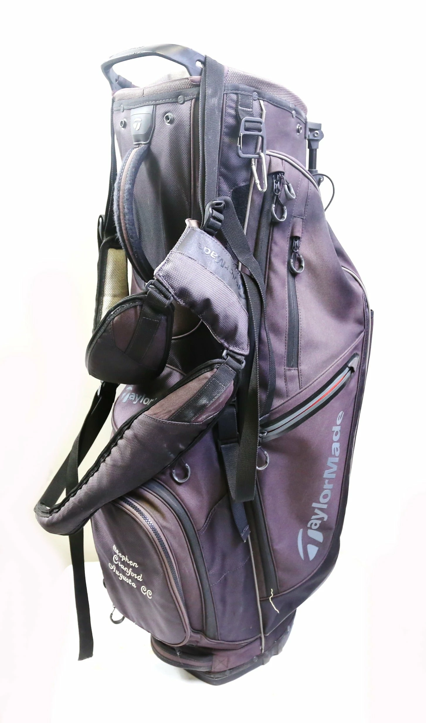 TaylorMade Stand Golf Bag 14 Dividers 7 Pockets Shoulder Strap - Image 4
