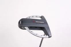 Odyssey White Steel Tri Ball SRT Putter RH 35.25 In Steel Shaft Winn Grip Mallet